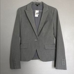 Express Gray Suit Jacket NEW SZ2